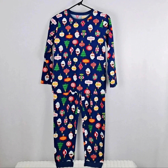 North Pole Trading Company Other - Christmas Pajamas Kid's M (10-12) Multicultural Santa Claus'